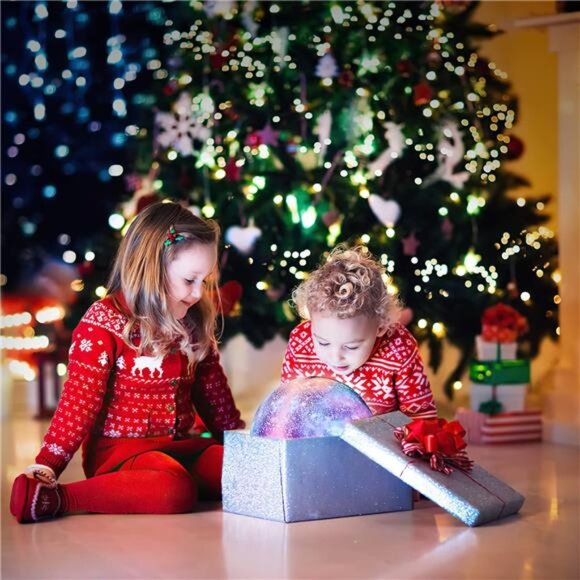 Moon Lamp Kids Night Light Galaxy Lamp - 16 Colors Moon Light with Wood Stand - Picture 2 of 8